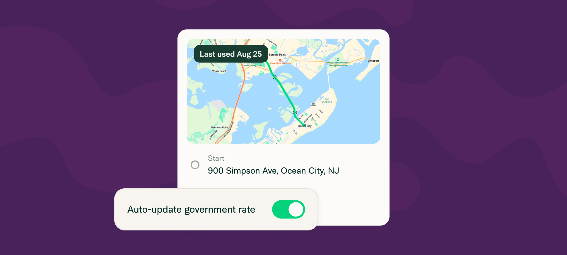 Mileage tracking takes care of itself with Expensify