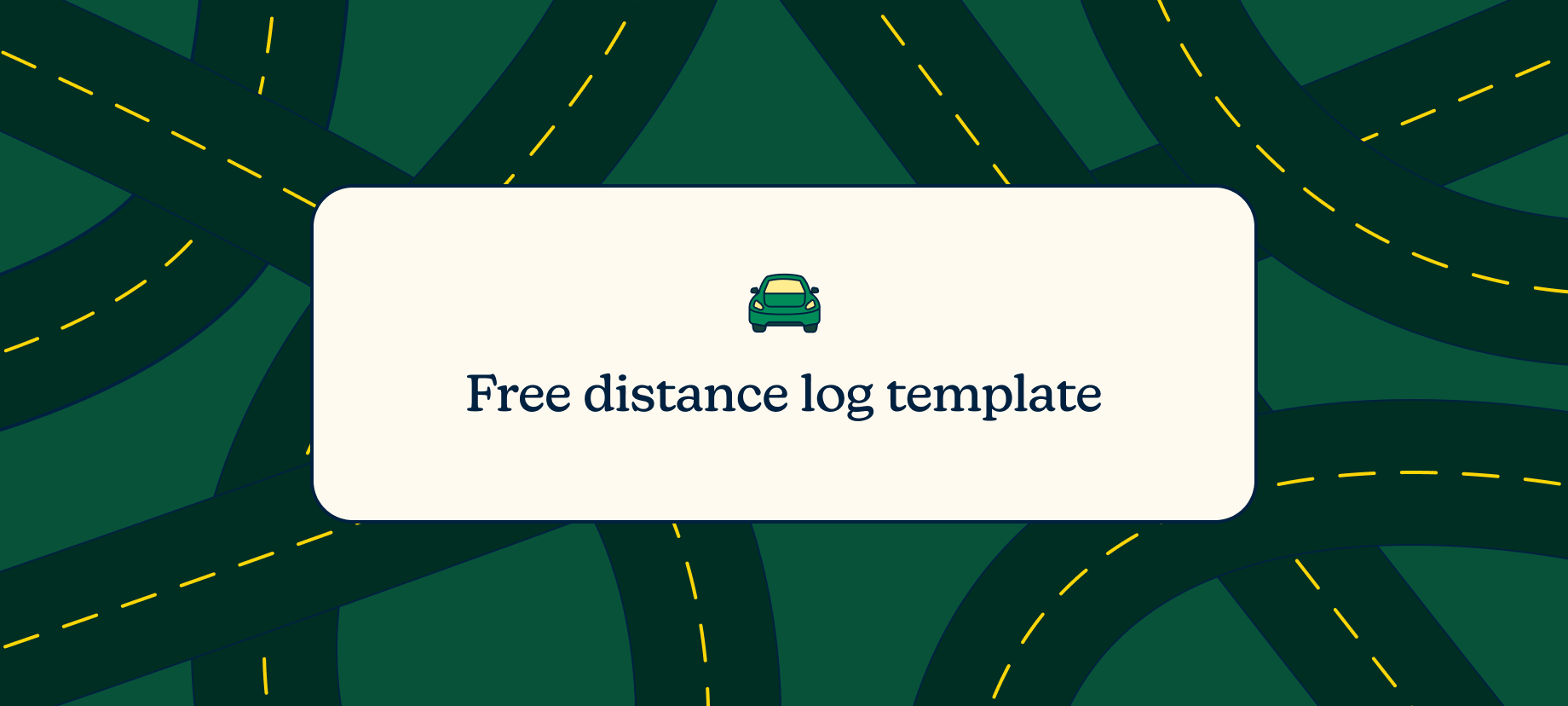 Free mileage tracker template for expense reports (Excel &amp; Google Sheets)