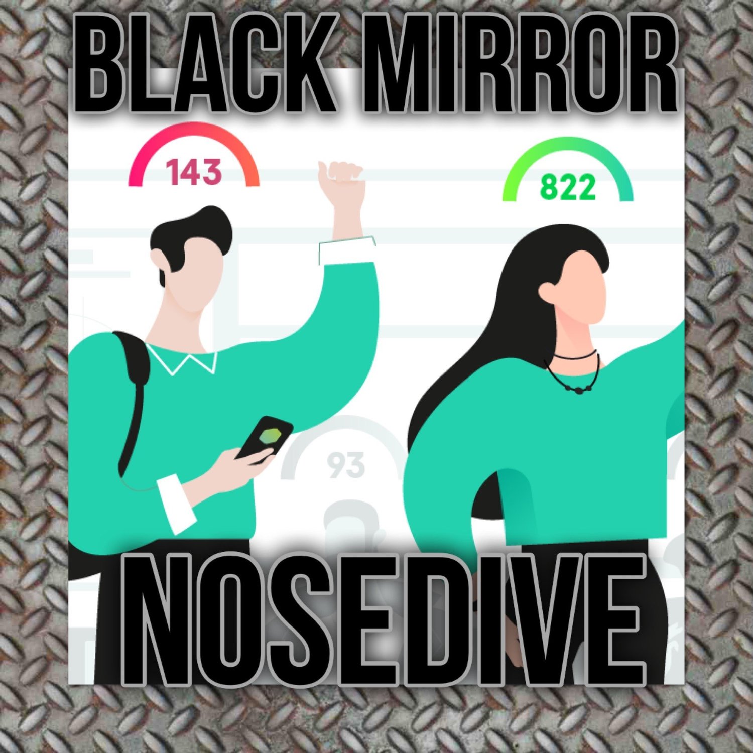 Black Mirror S3 E1 Nosedive episode artwork