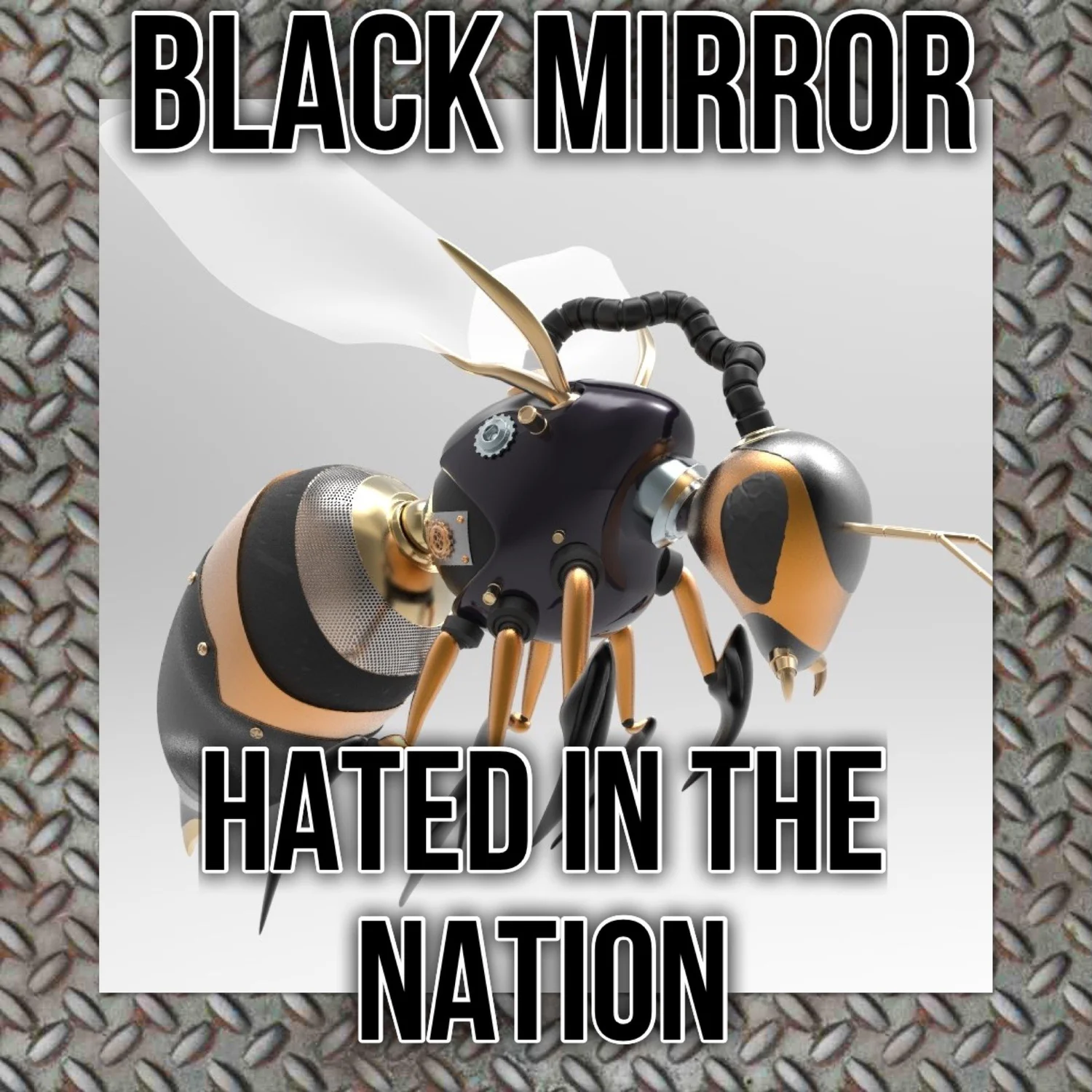 Black Mirror S3 E6 Hated in the nation episode artwork