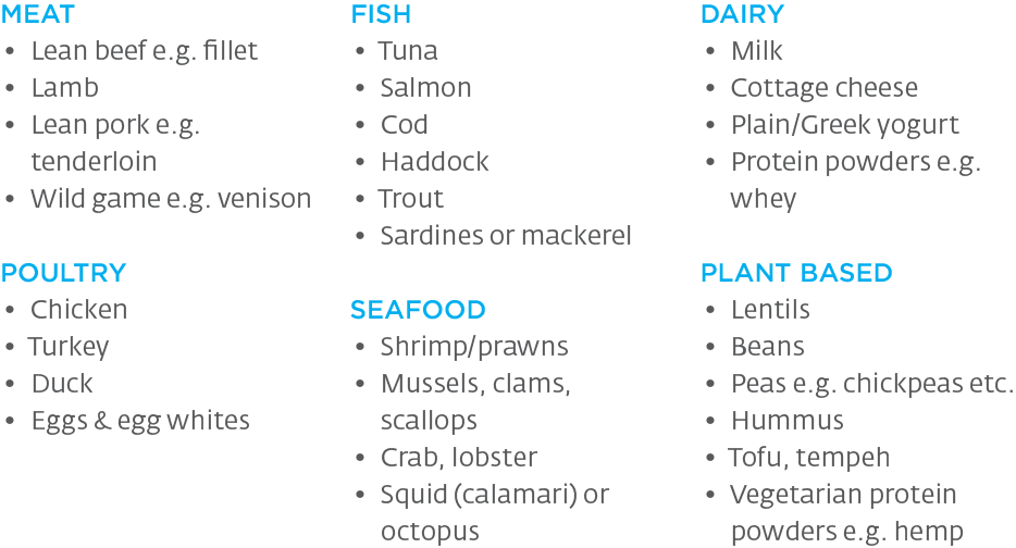 Sources of Lean Protein - TH Training