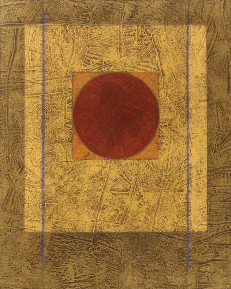Warnica, Painting on Paper, Arena 4, Image Size 20 x 16, Paper Size 30 x 22, $.jpg