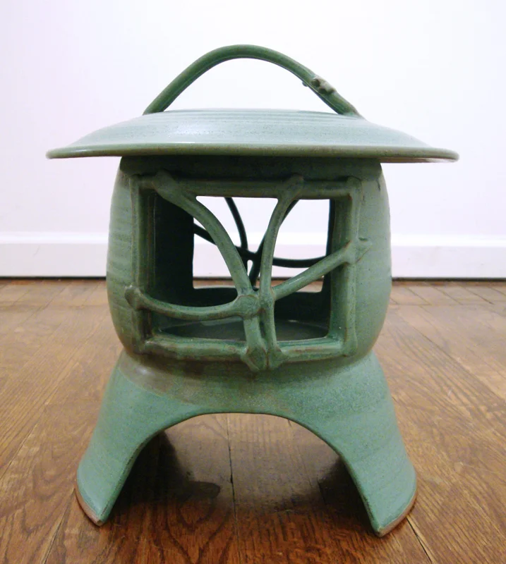 Lisa Brzozowski "Green Lantern" Stoneware 12" x 11" x 11"