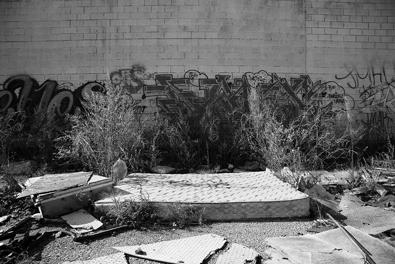 Kegan Snyder "Mattress" B&W photograph 12" x 18"