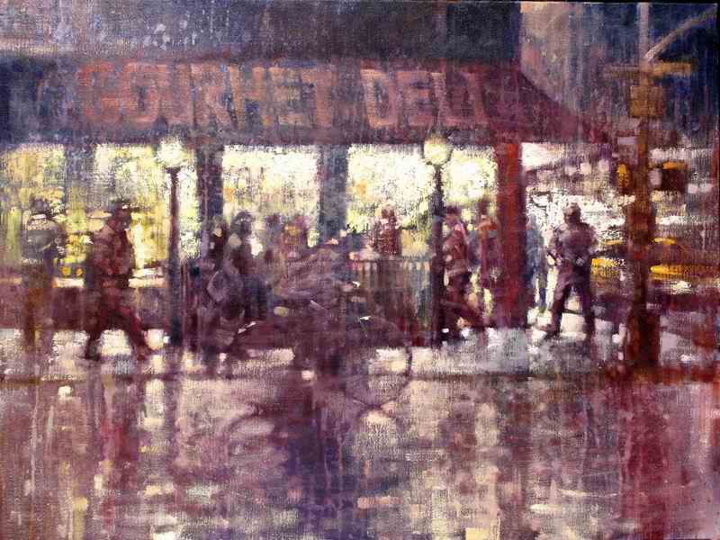 David Hinchliffe "Deli" Oil on Linen 30" x 40"