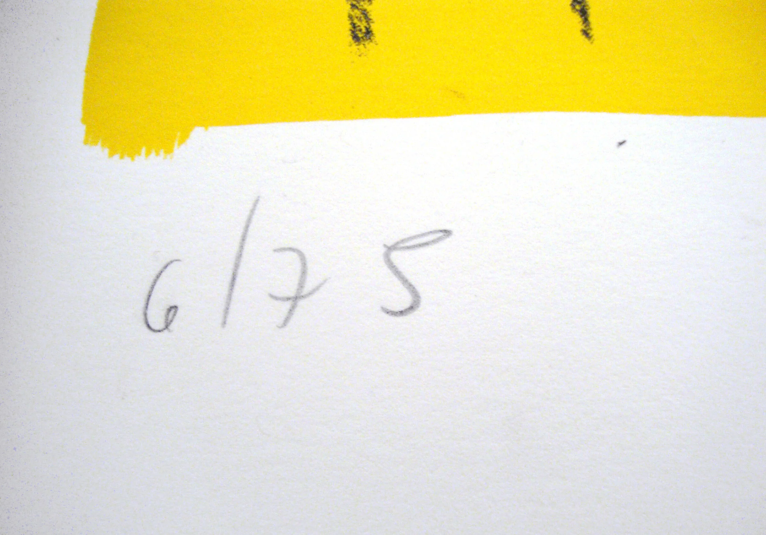 Female Nude, Yellow and Blue Shlomo Avital Michael Ingbar Gallery