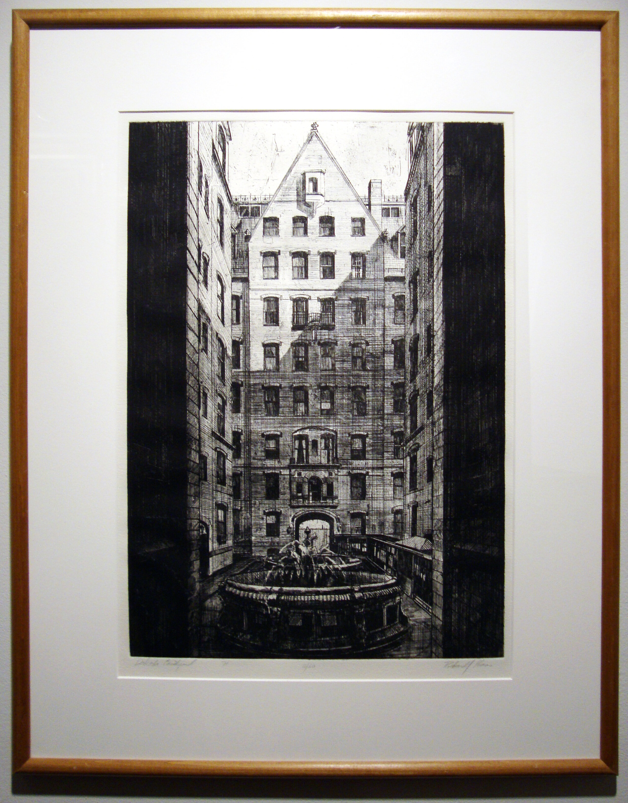 Dakota Courtyard Richard Haas Michael Ingbar Gallery