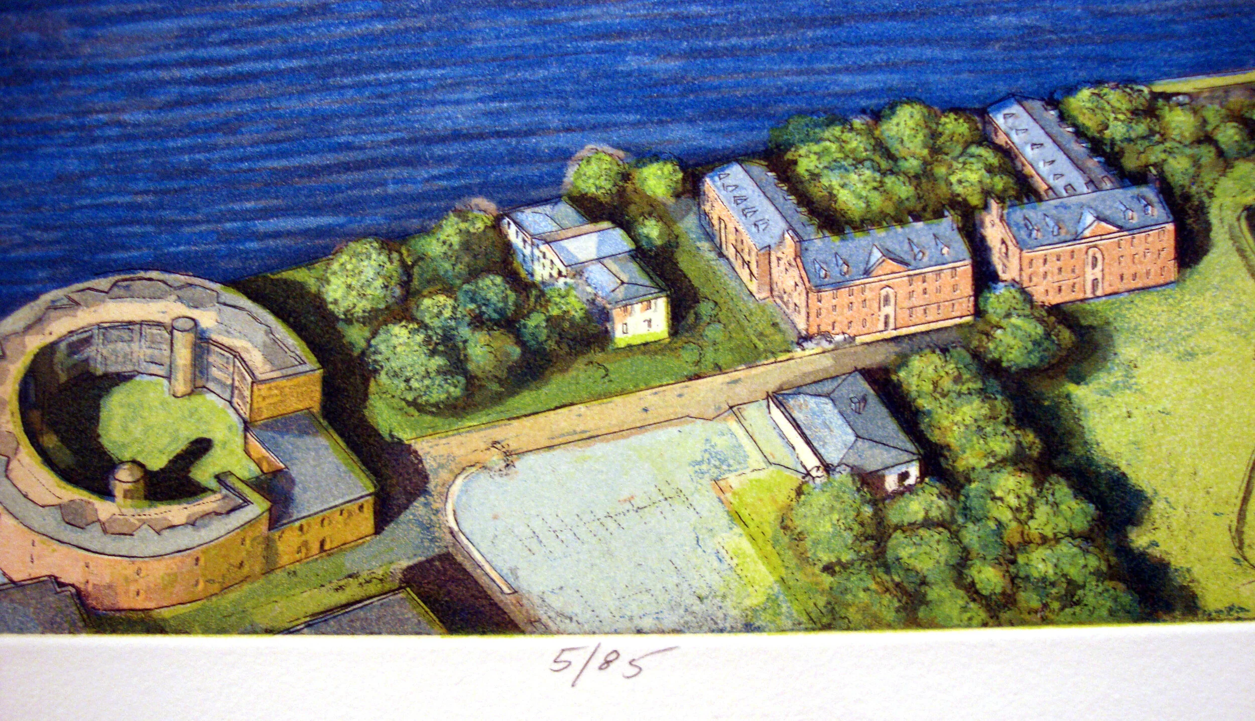 Manhattan View, Governor's Island Richard Haas Michael Ingbar Gallery