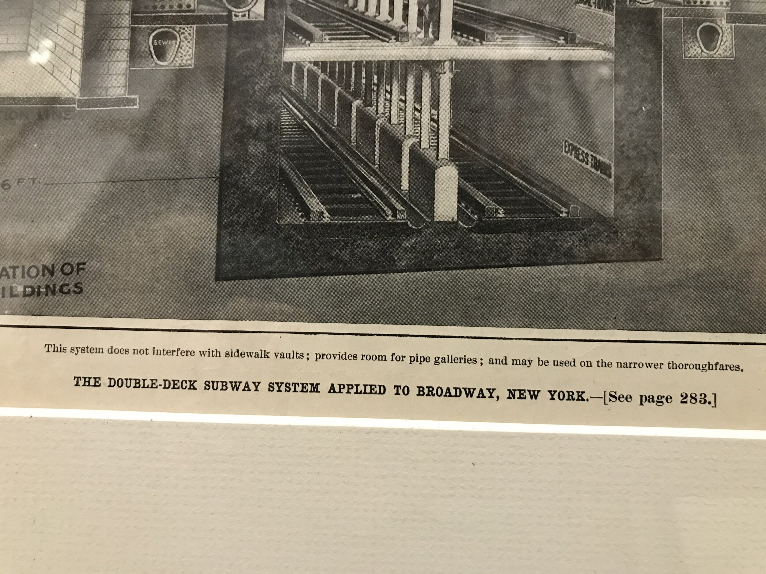 Subway construction, Broadway - Scientific American Magazine Cover April 8, 1905 Michael Ingbar Gallery