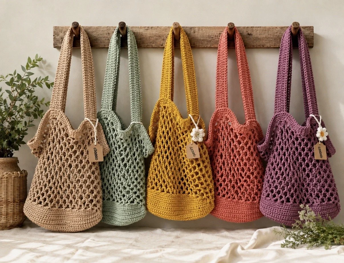 Mesh Market Crochet Bag