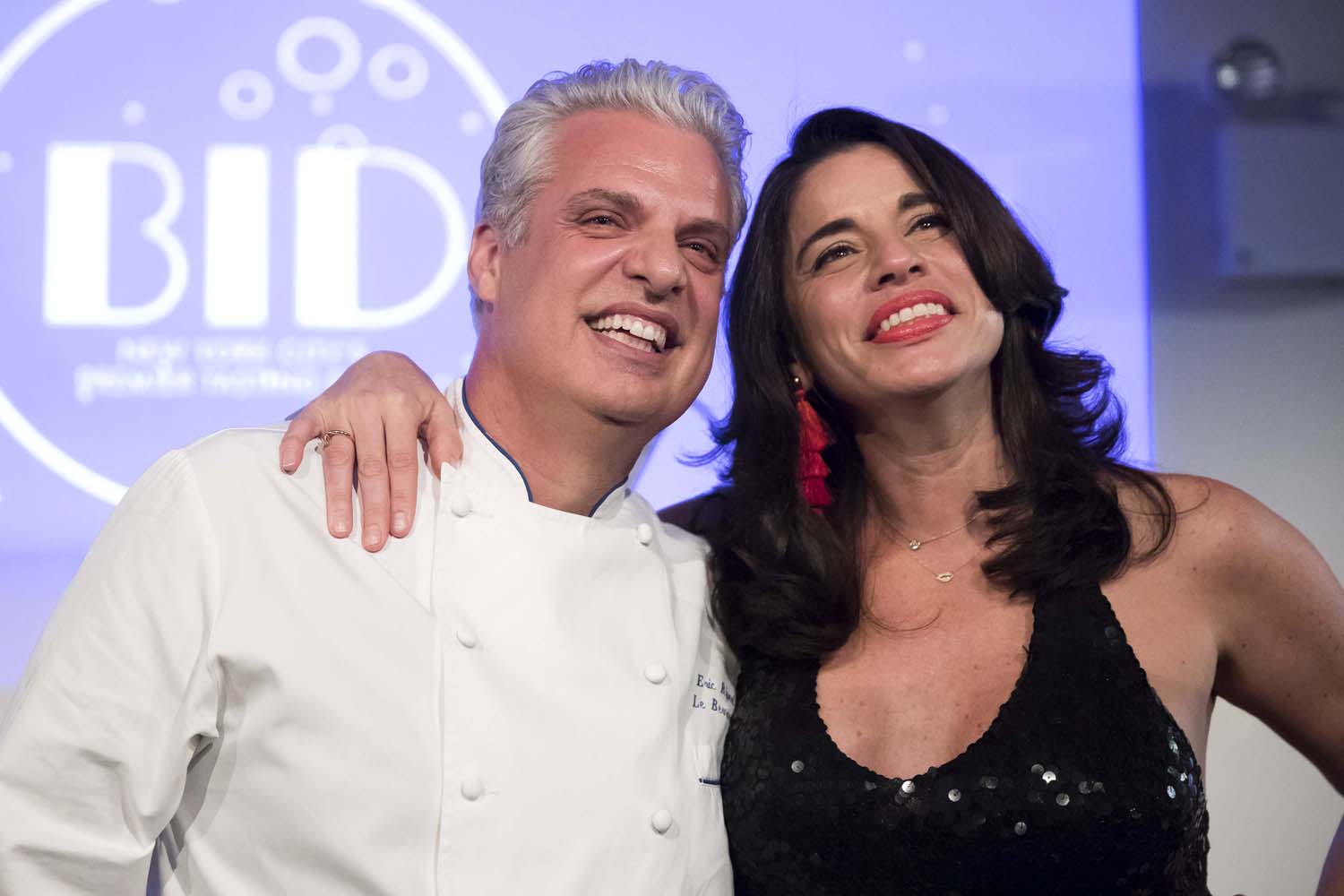 Eric Ripert and Wife at City Harvest