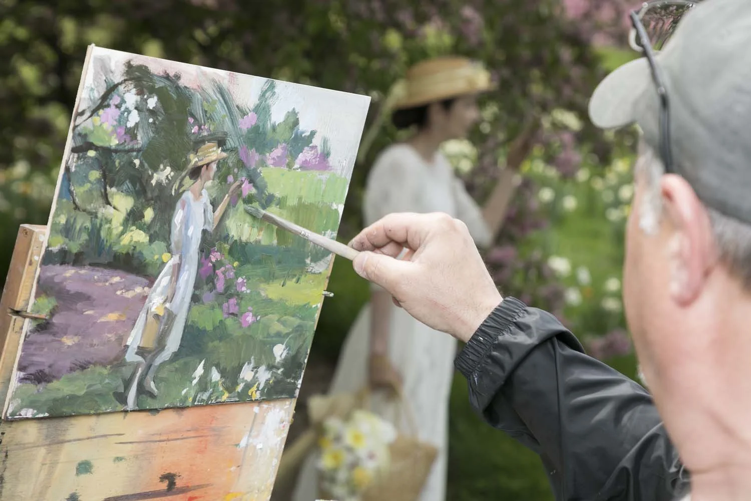 NYBG Photographer Painting