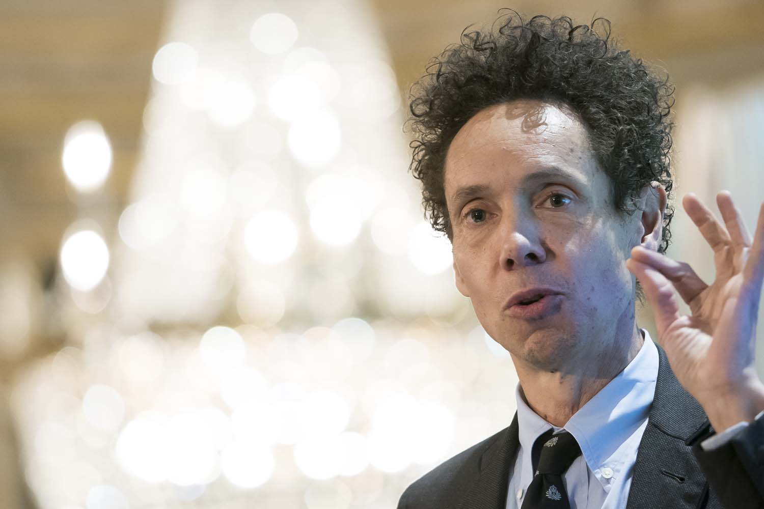 Portrait of Malcolm Gladwell Speaking