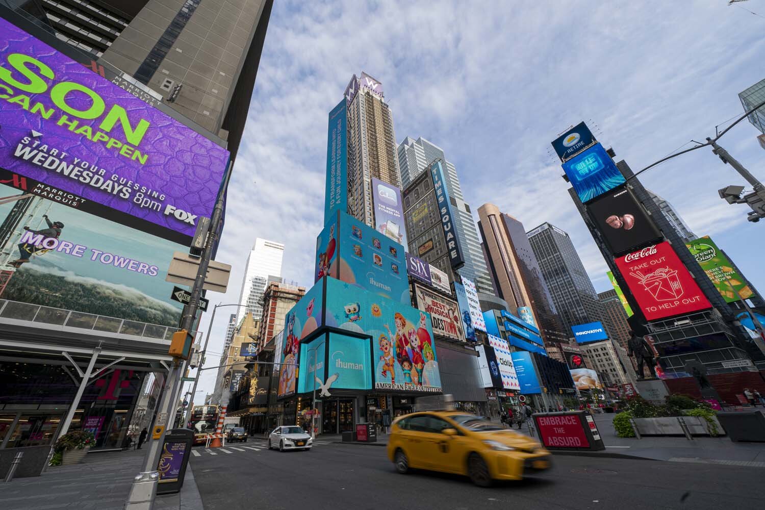 bunke kobber mestre NYSE IPO billboard in Times Square NYC — BEN HIDER