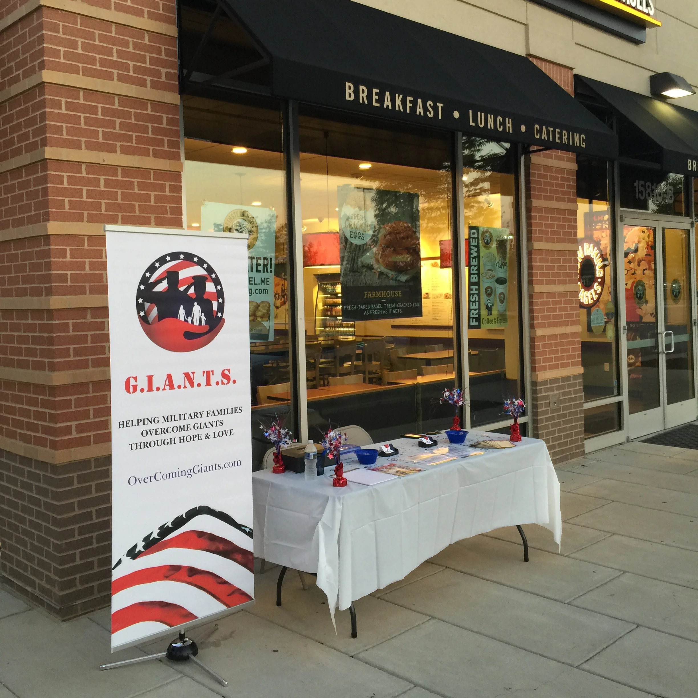 We are happy and thankful to have partnered with Einstein Bros. Bagels September 24, 2016 located at Brandywine, MD for our Public Awareness Day/Fundraiser.