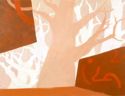  Dramatis Personae   Acrylic on canvas 30" x 40"&nbsp; 2005    Bin C  