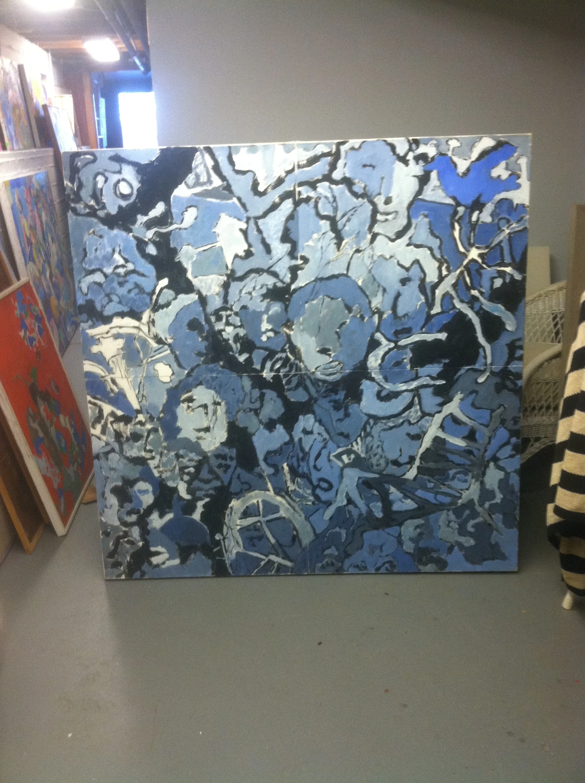 Alchemy  Bin E  48" x 48"  Acrylic on Canvas 