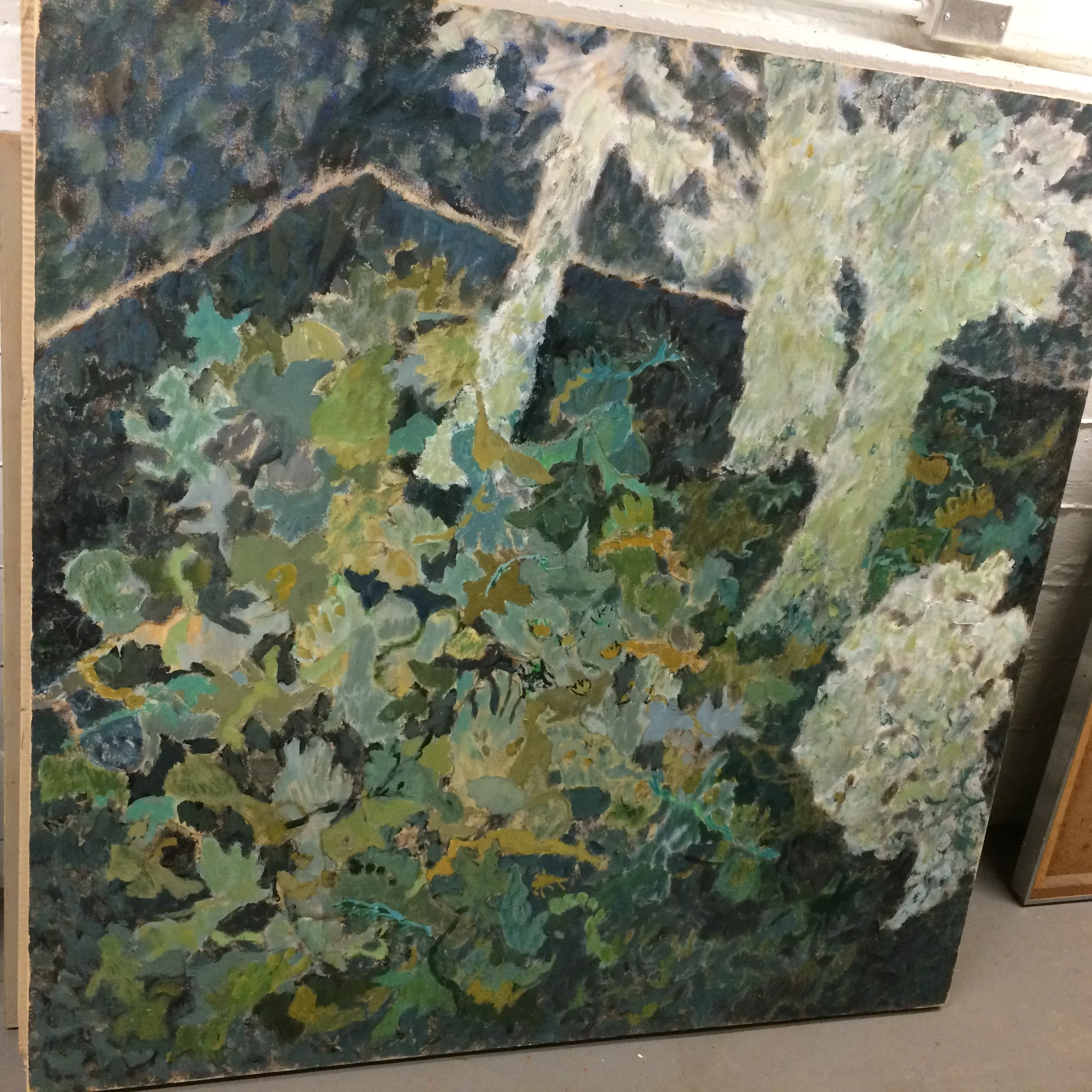  Forest Floor  48" x 48"  1988 Bin A 