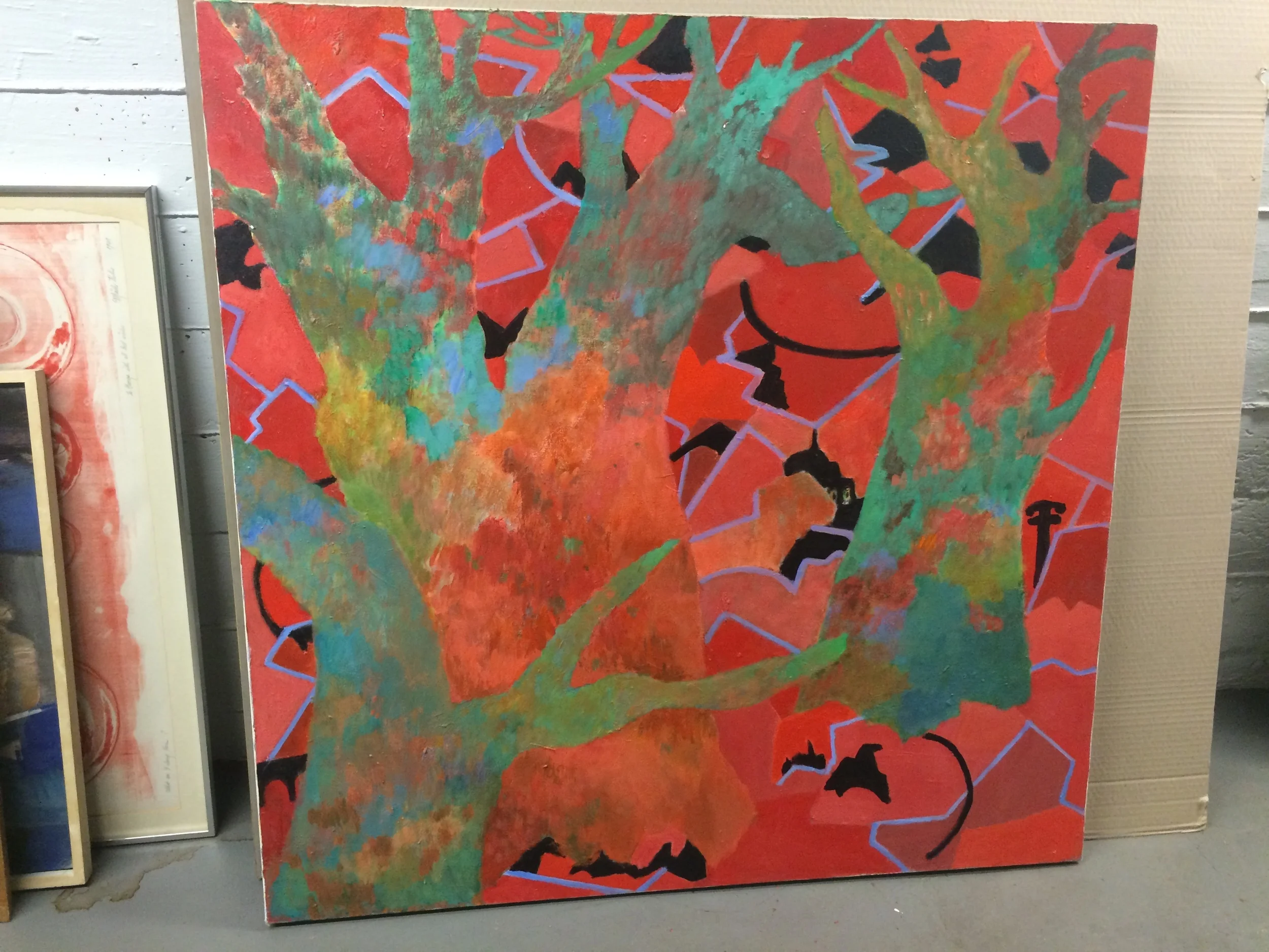  The Village  40" x 40"  2004 Bin E 