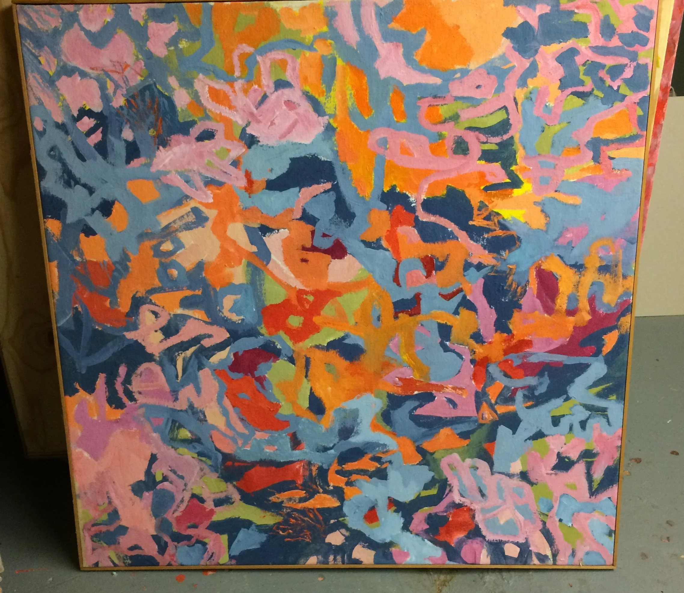  Walk in the Garden   40" x 40"  Bin H 