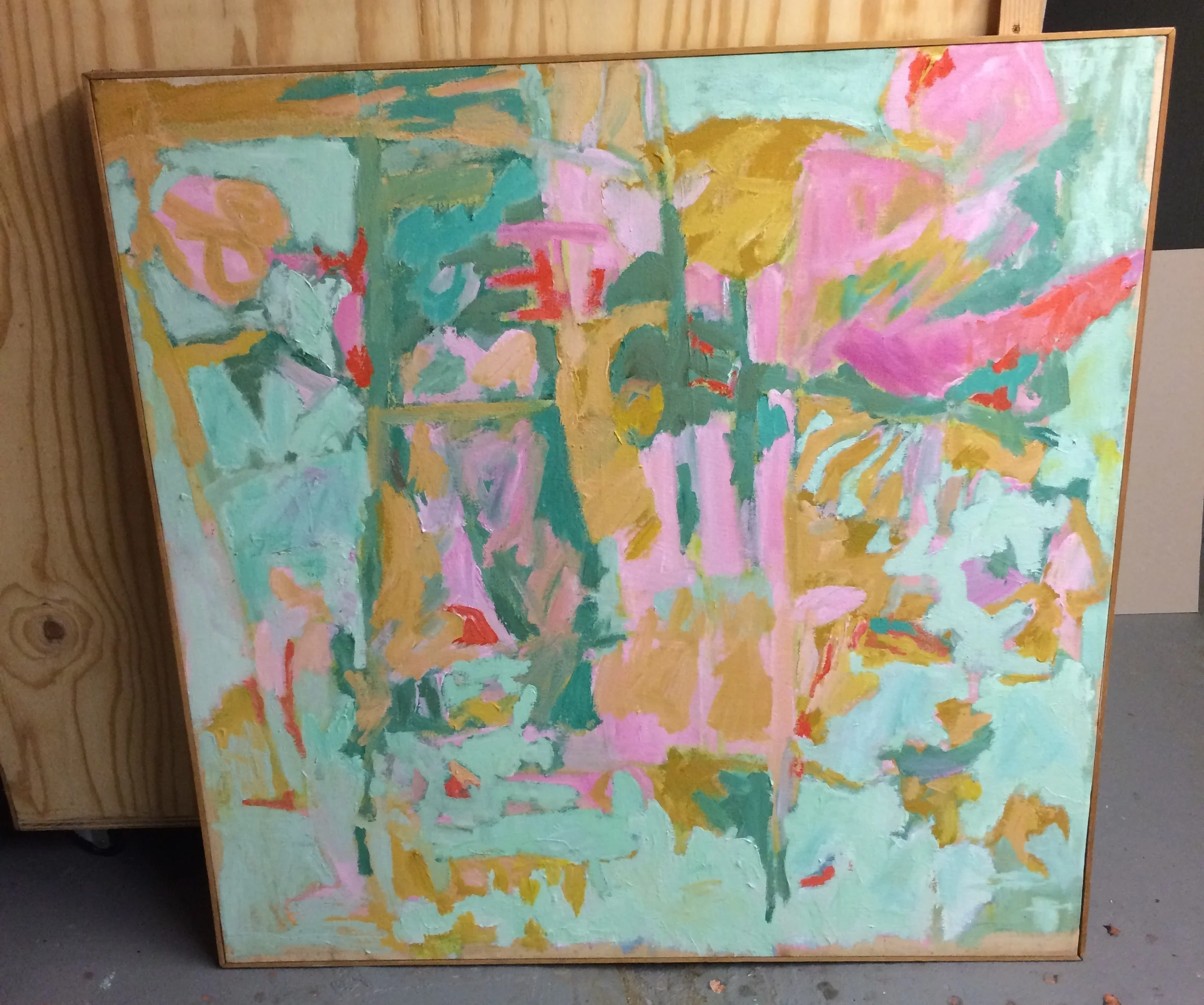  Urban Landscape  40.5" x 40.5"&nbsp;  1979 Bin H 