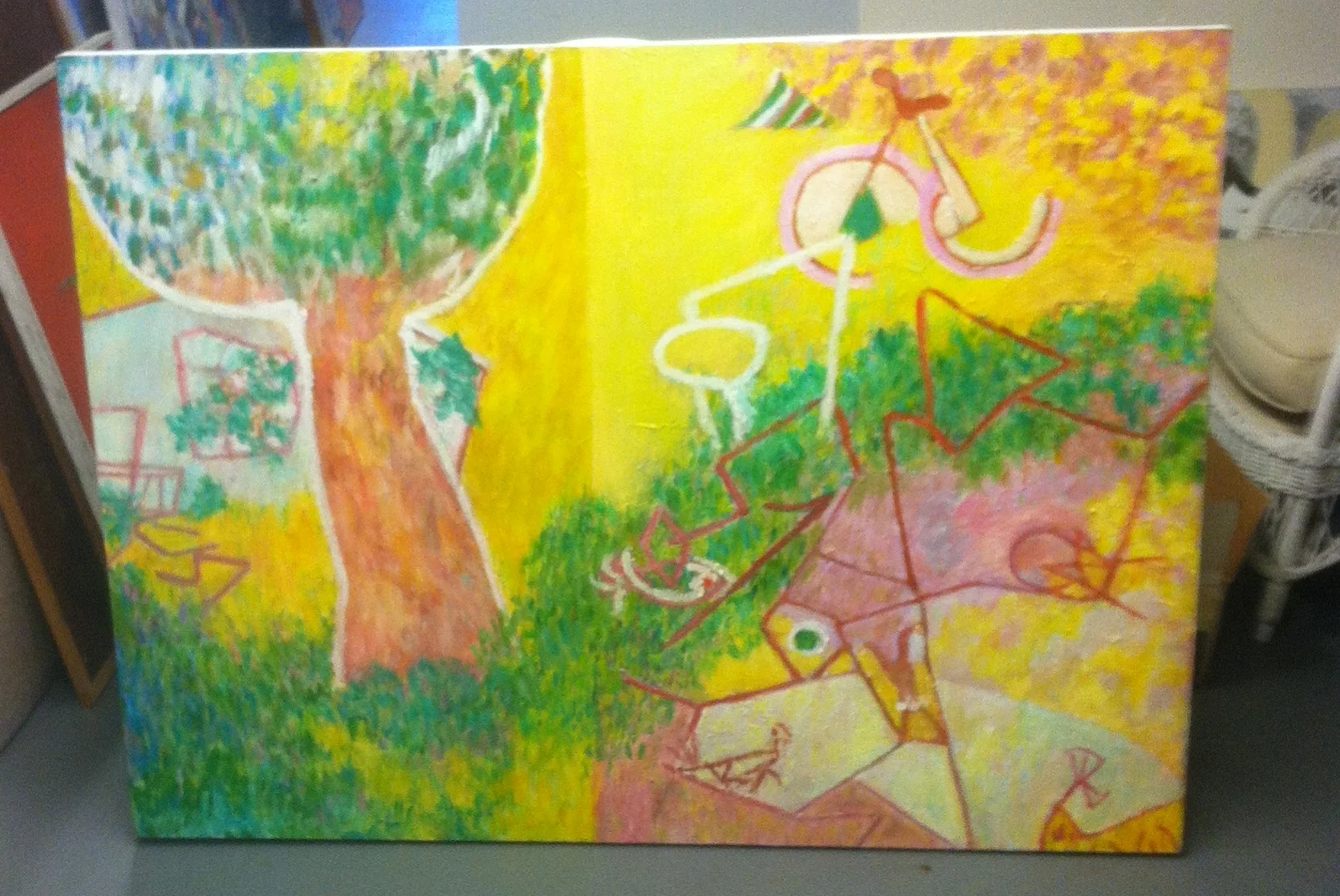  Untitled Tree and Bike  On Loan to Hoyne 