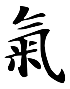 The Chinese character for qi