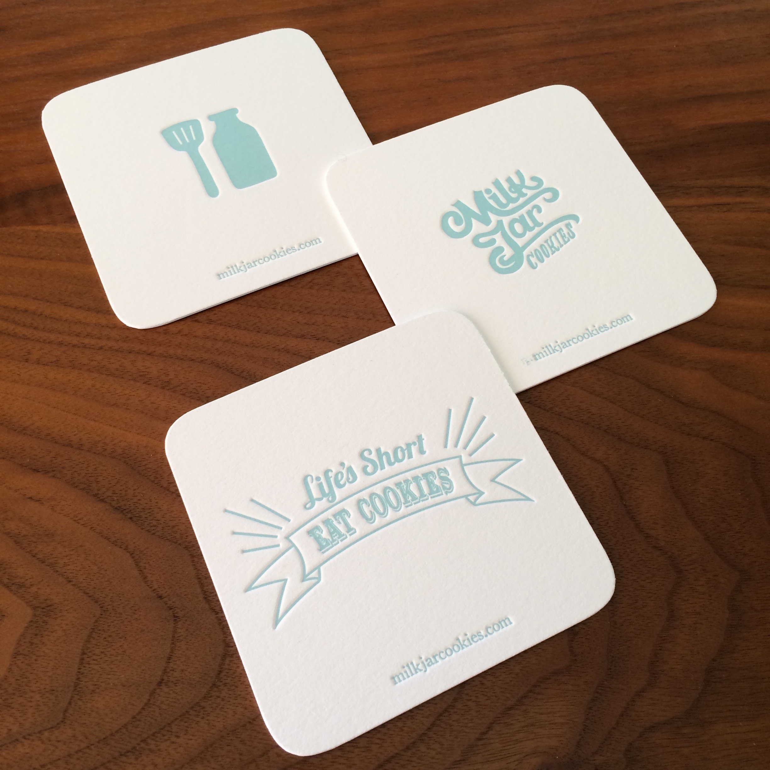 Milk Jar Cookies - Coasters