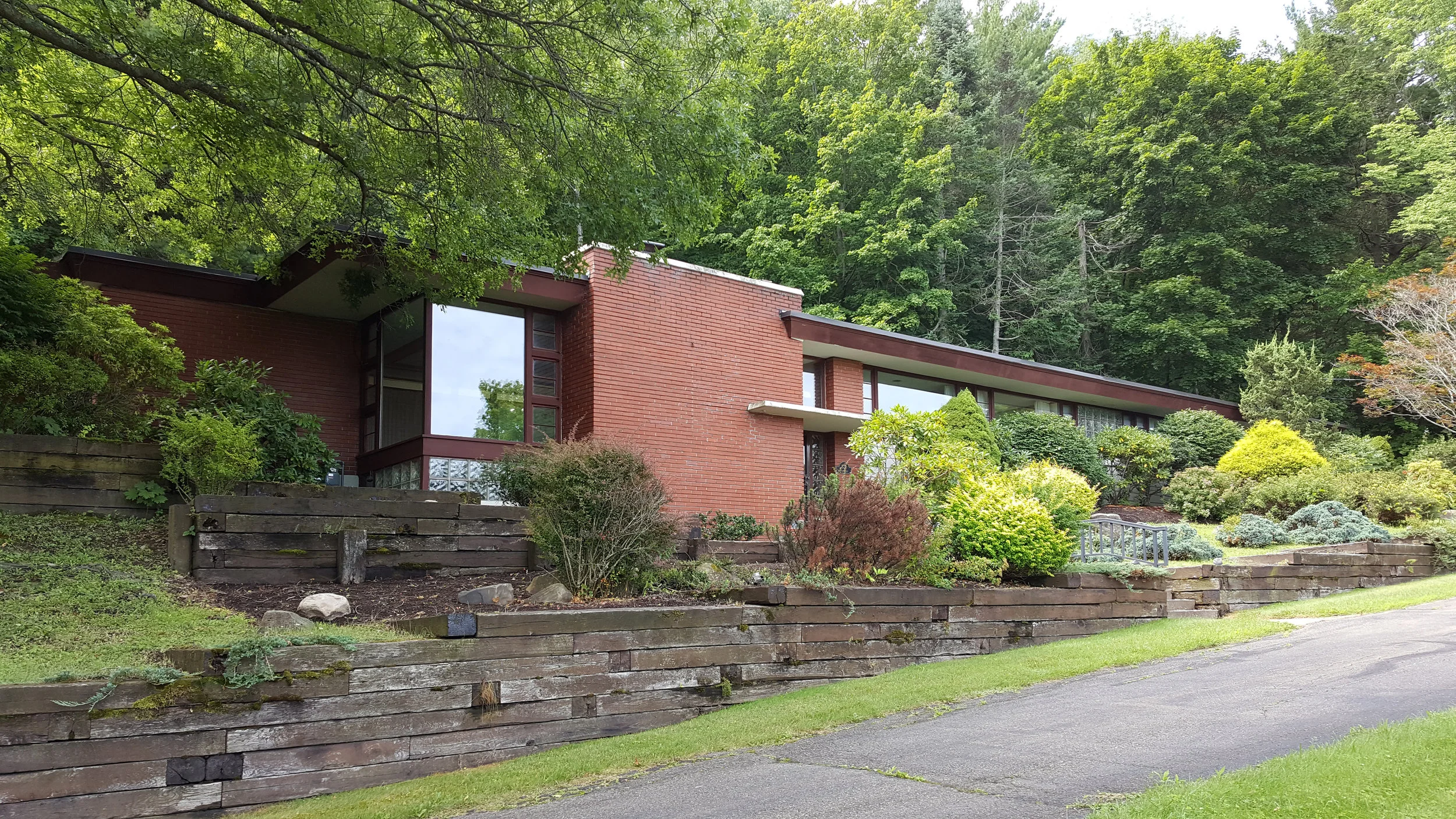 The current front facade.