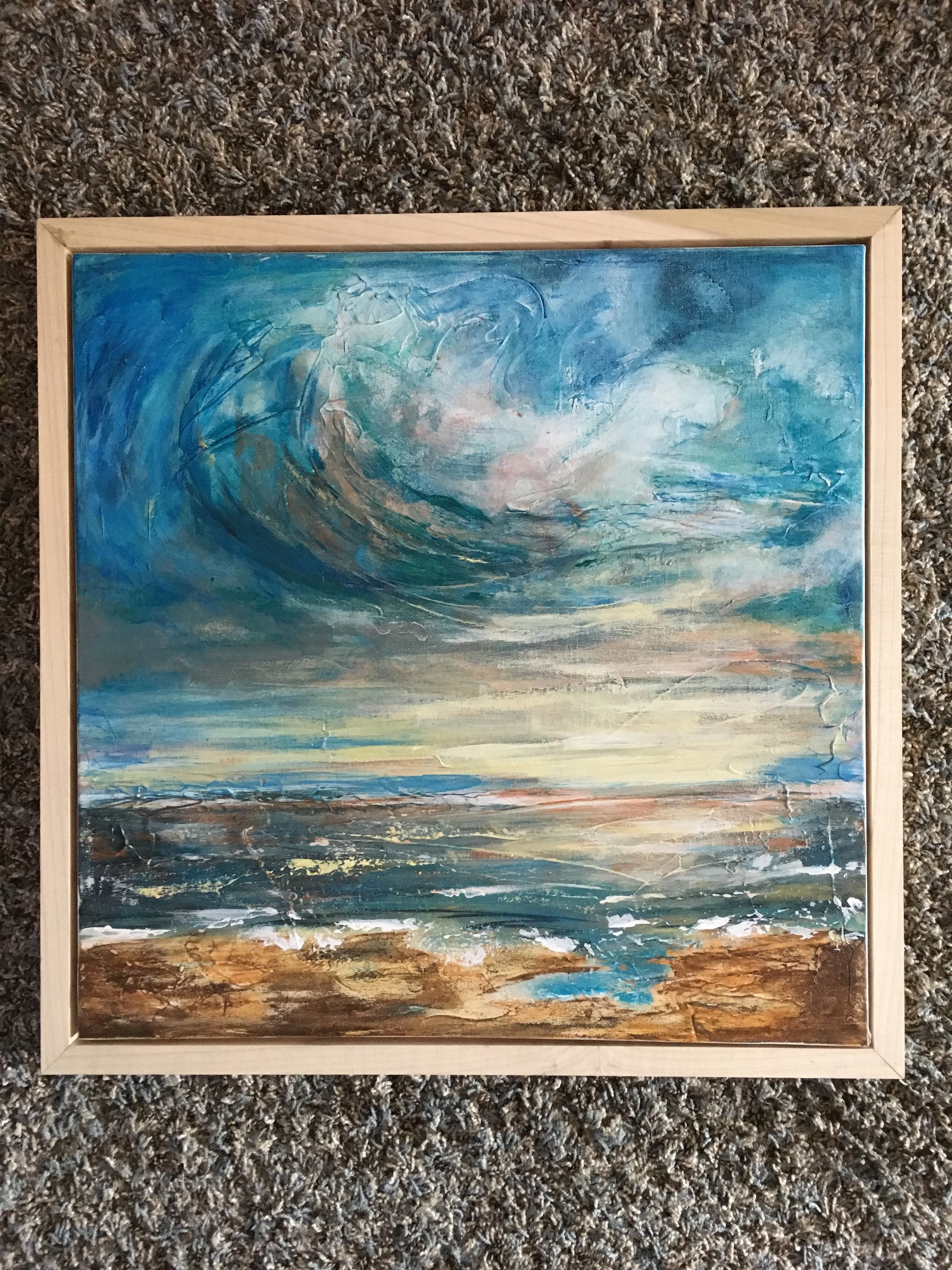 Tranquil Whisper 21.75 by 21.75 Mixed Media 2018