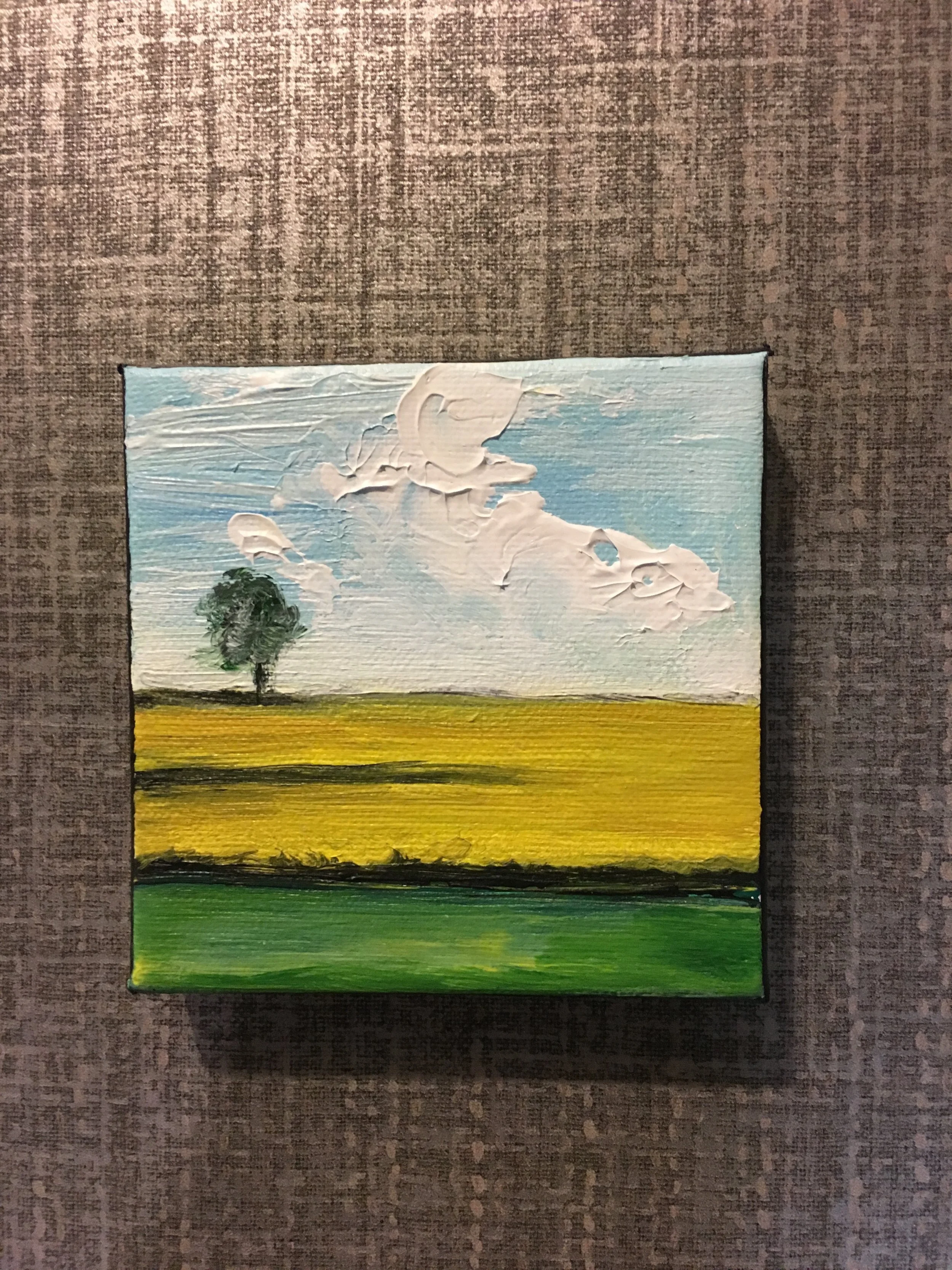 Lonesome 4 by 4 Acrylics 2018