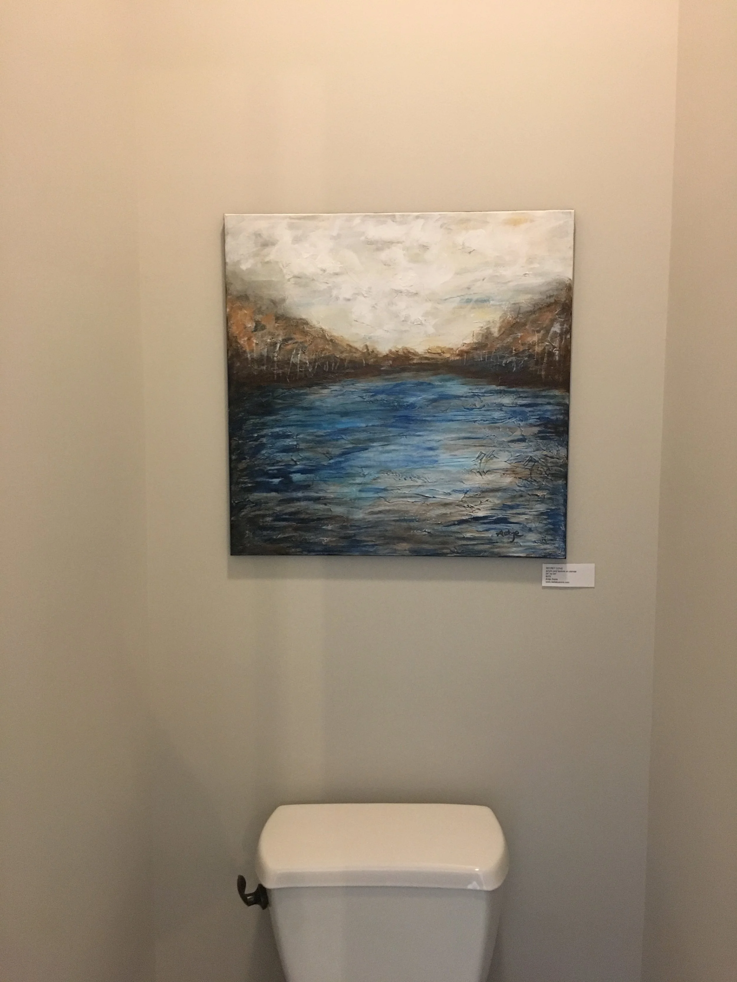 Secret Cove 24x24 Acrylic and Texture 2018