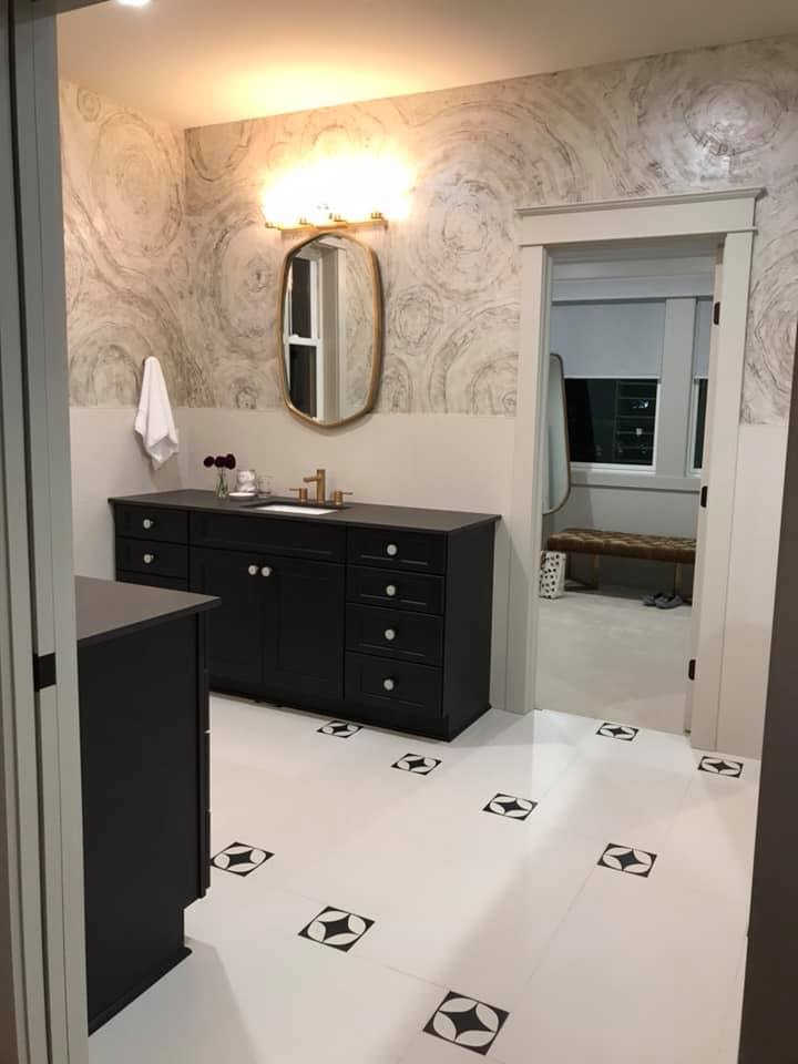 Maria's Geode Finish on Walls