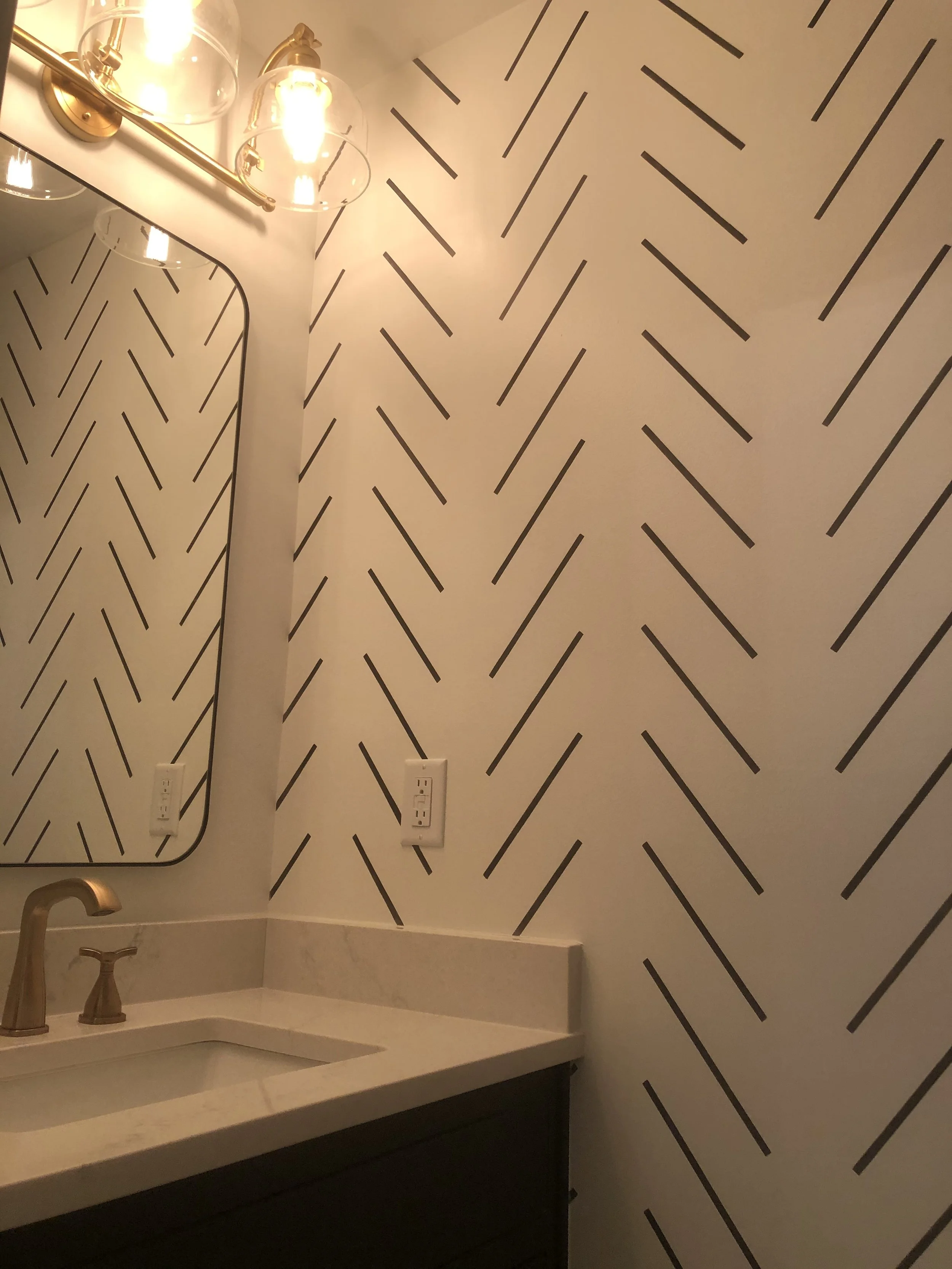Black and White Chevron