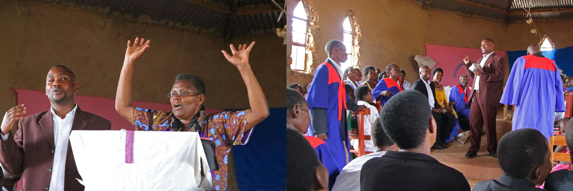 Anglican service - lay speaker and auction