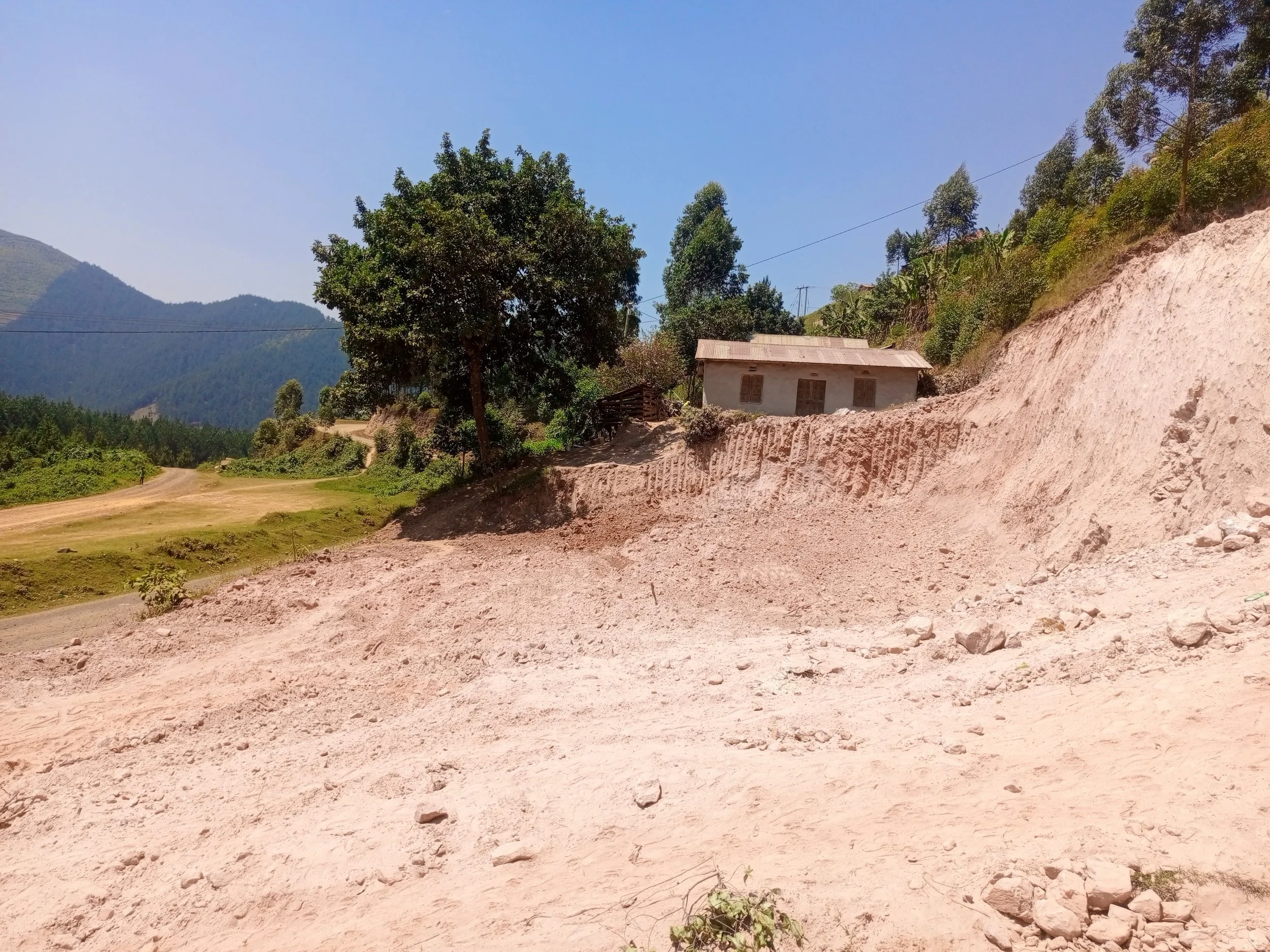 Excavation in progress (December 2025)