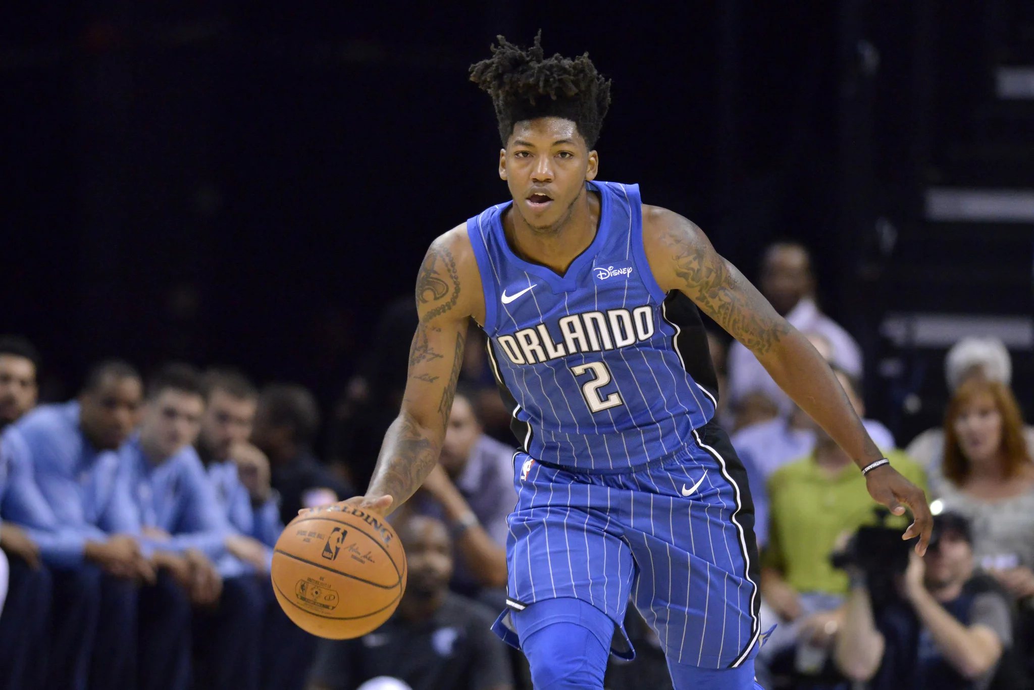 It's magical! 😍😍 (Pictured: Elfrid Payton and his mop ass head)