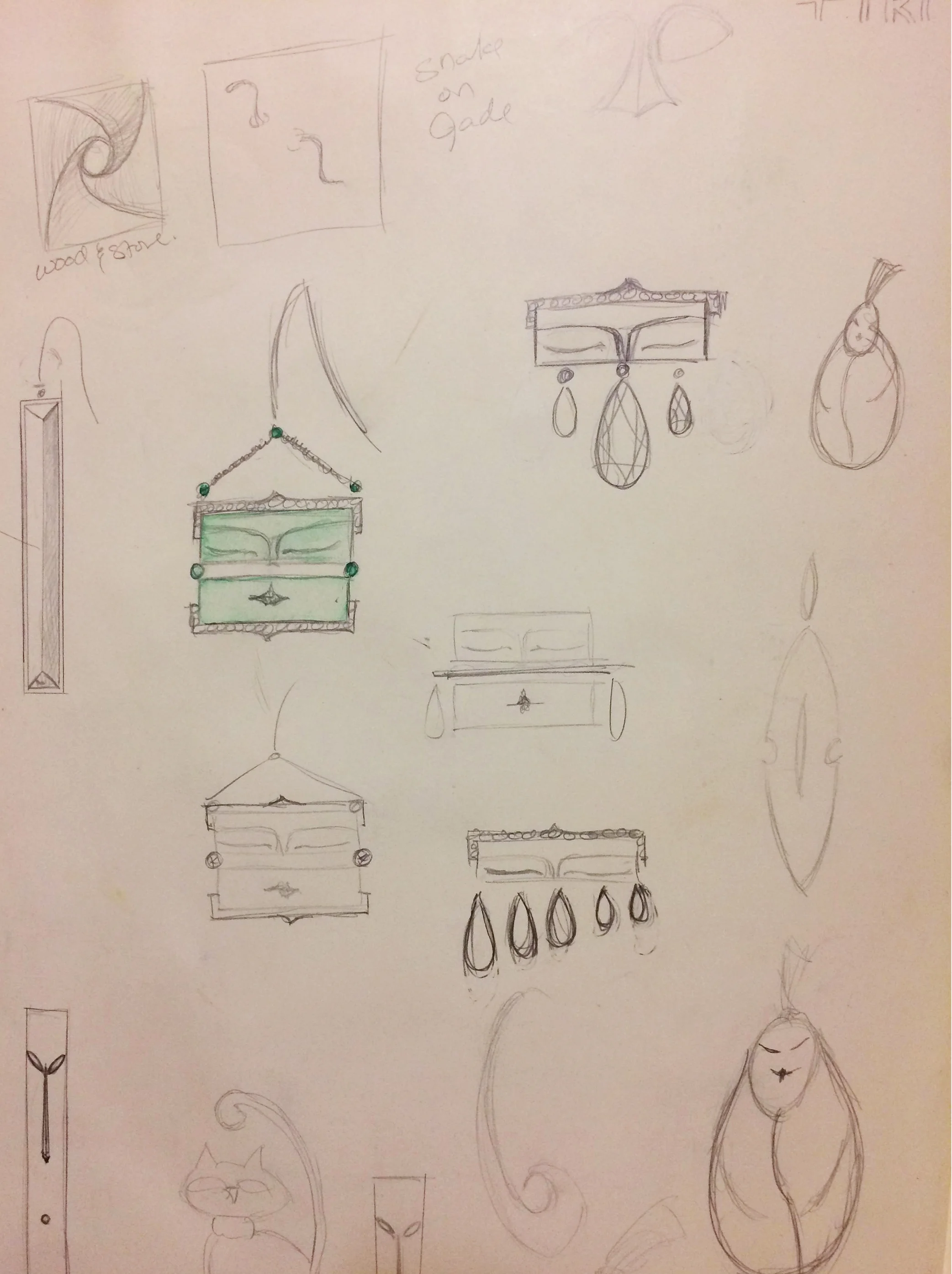 the Buddha Eyes inspired earring designs