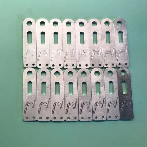 The finished back plates for the pliers