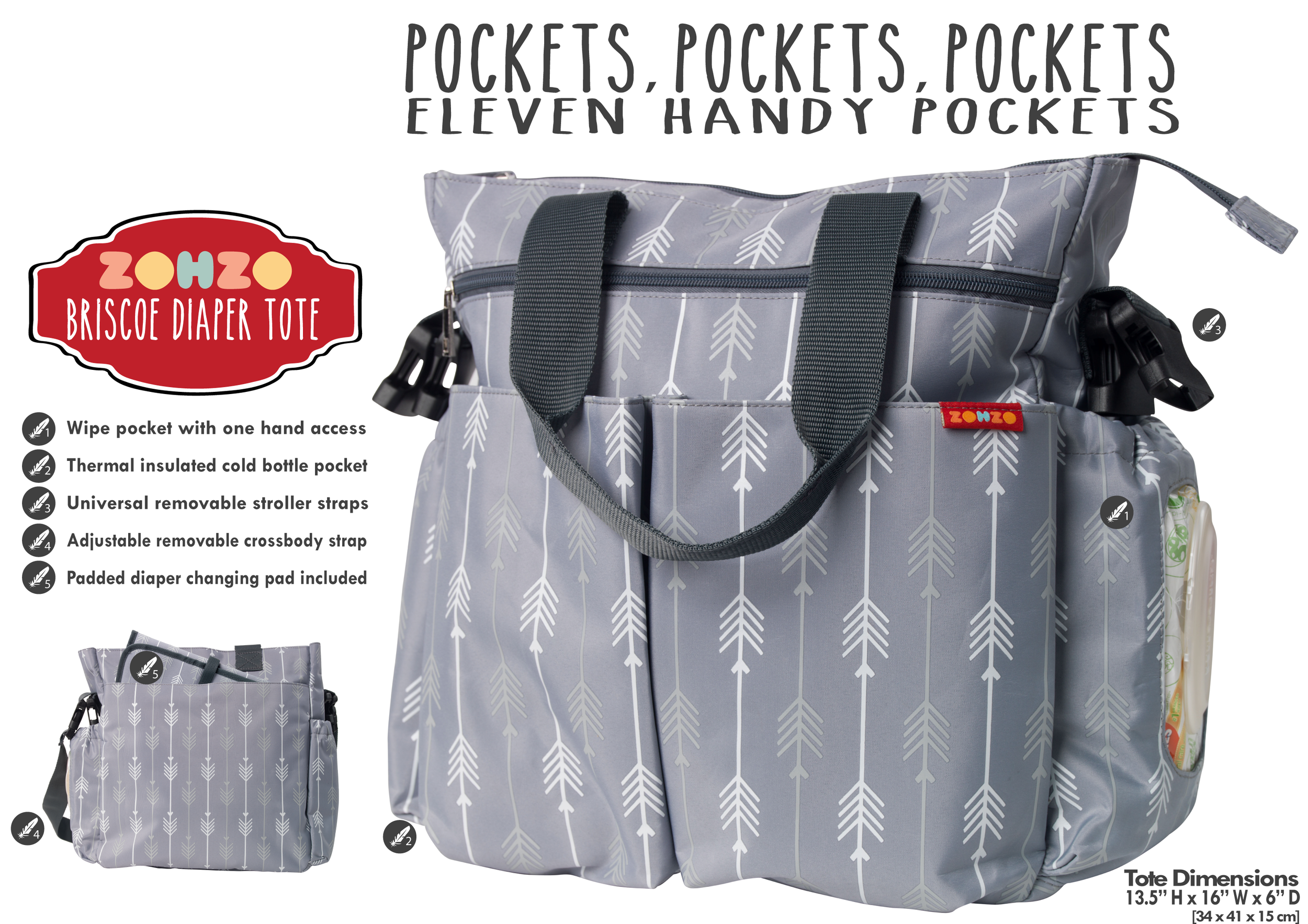 zohzo diaper bag