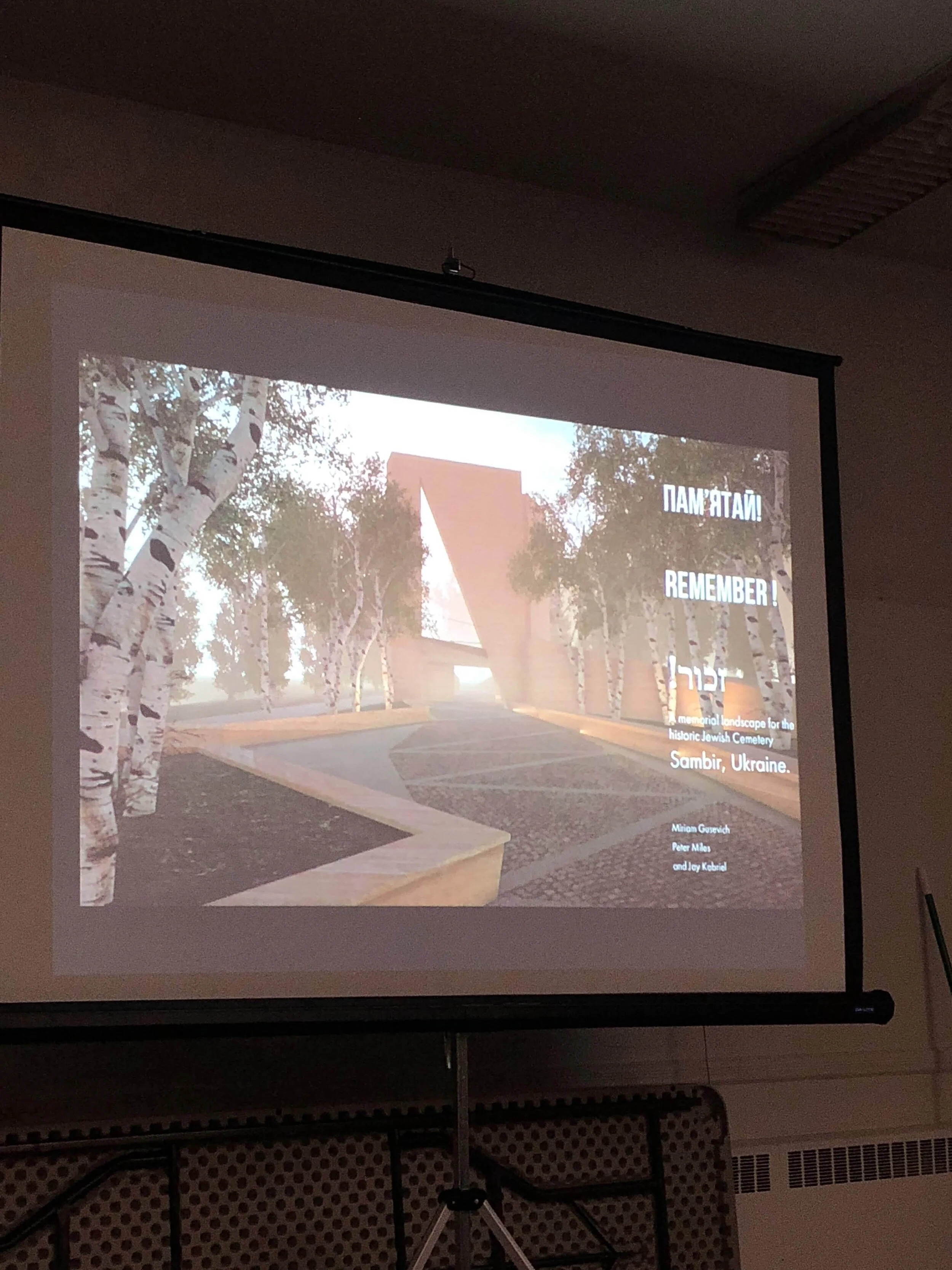 REMEMBER! Lecture, November 8, 2018