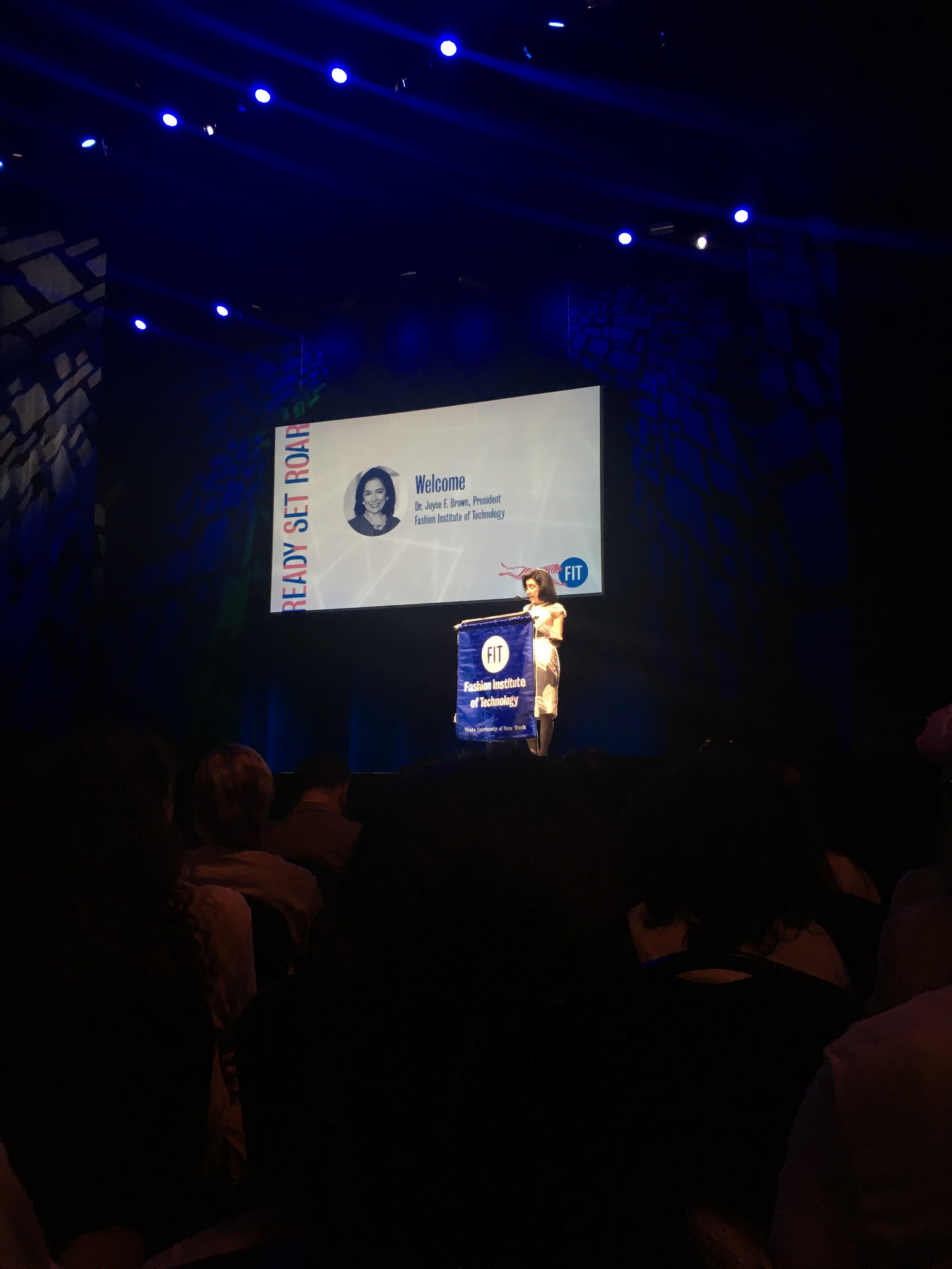 The FIT president gave a fantastic welcoming speech to the incoming students.