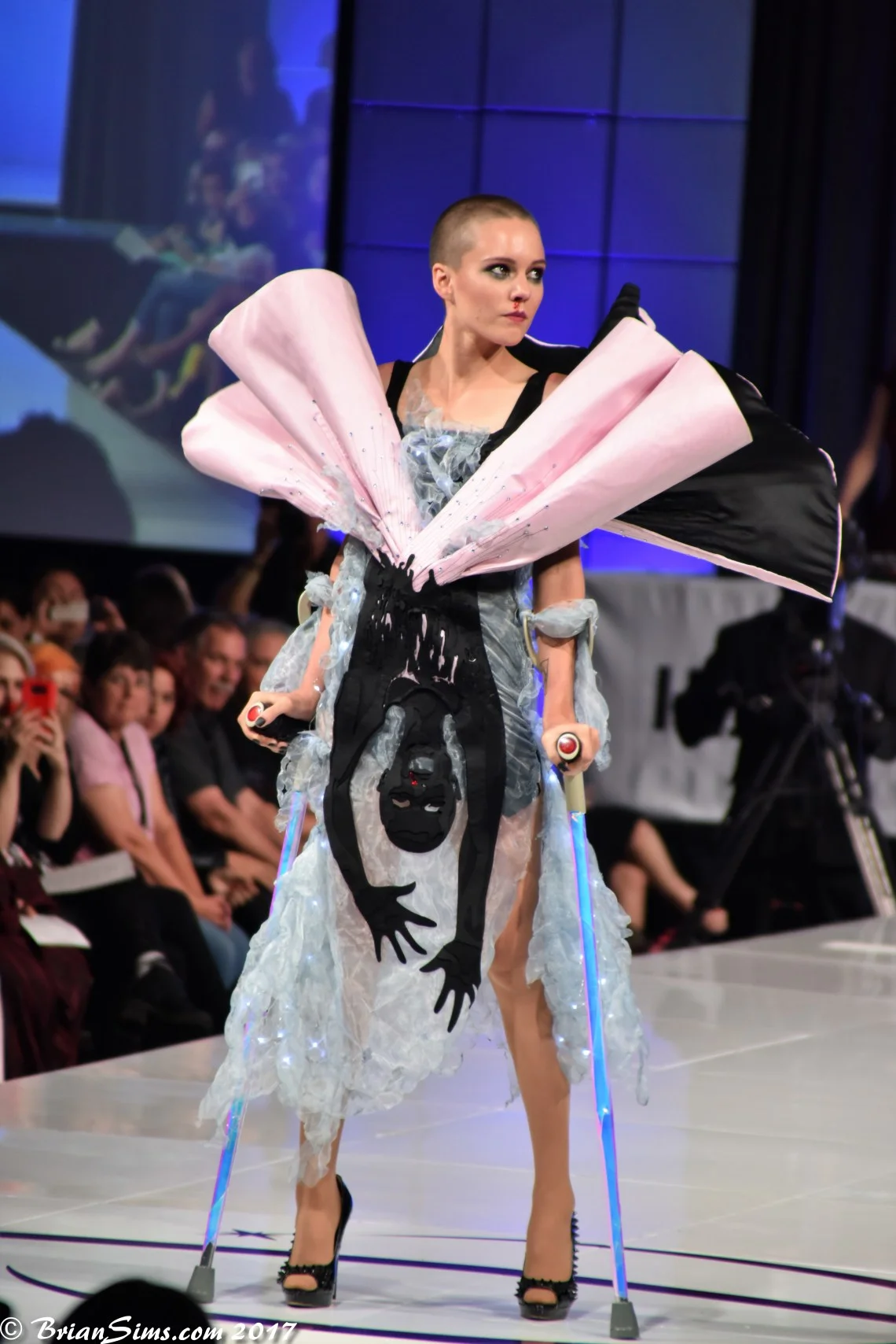 My 2017 entry, The Upside Down Dress inspired by Stranger Things. Photo by Brian Sims