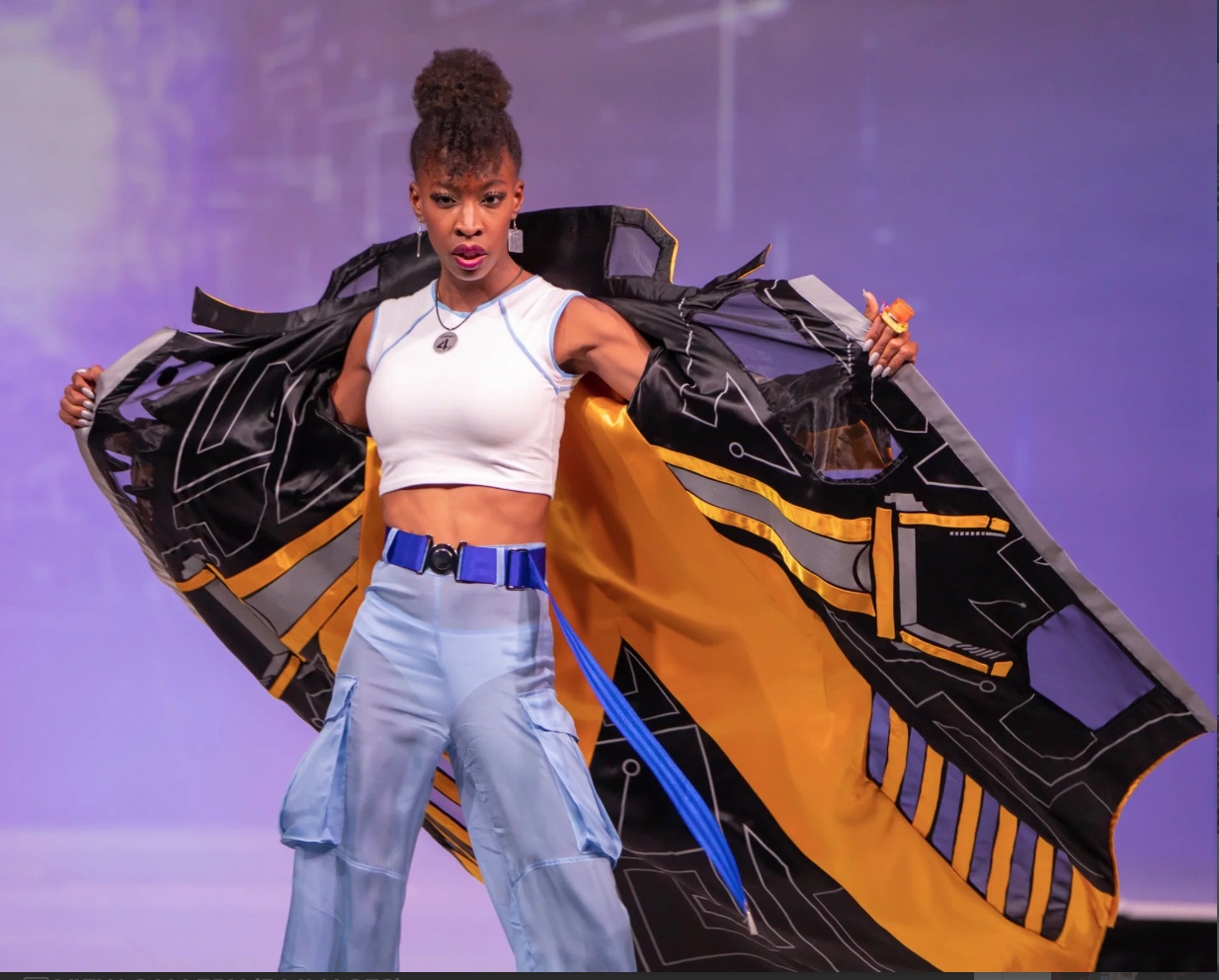 The runway awaits! Model: Mackenzi Bell-Nugent, Photo: Frank Guthrie