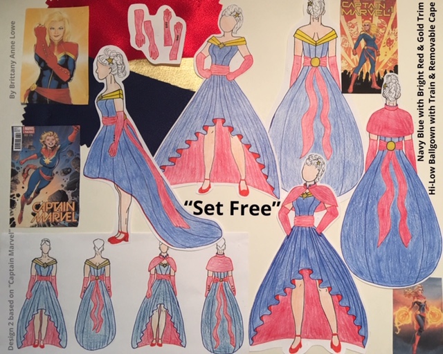 Set Free inspired by Captain Marvel by Brittany Lowe