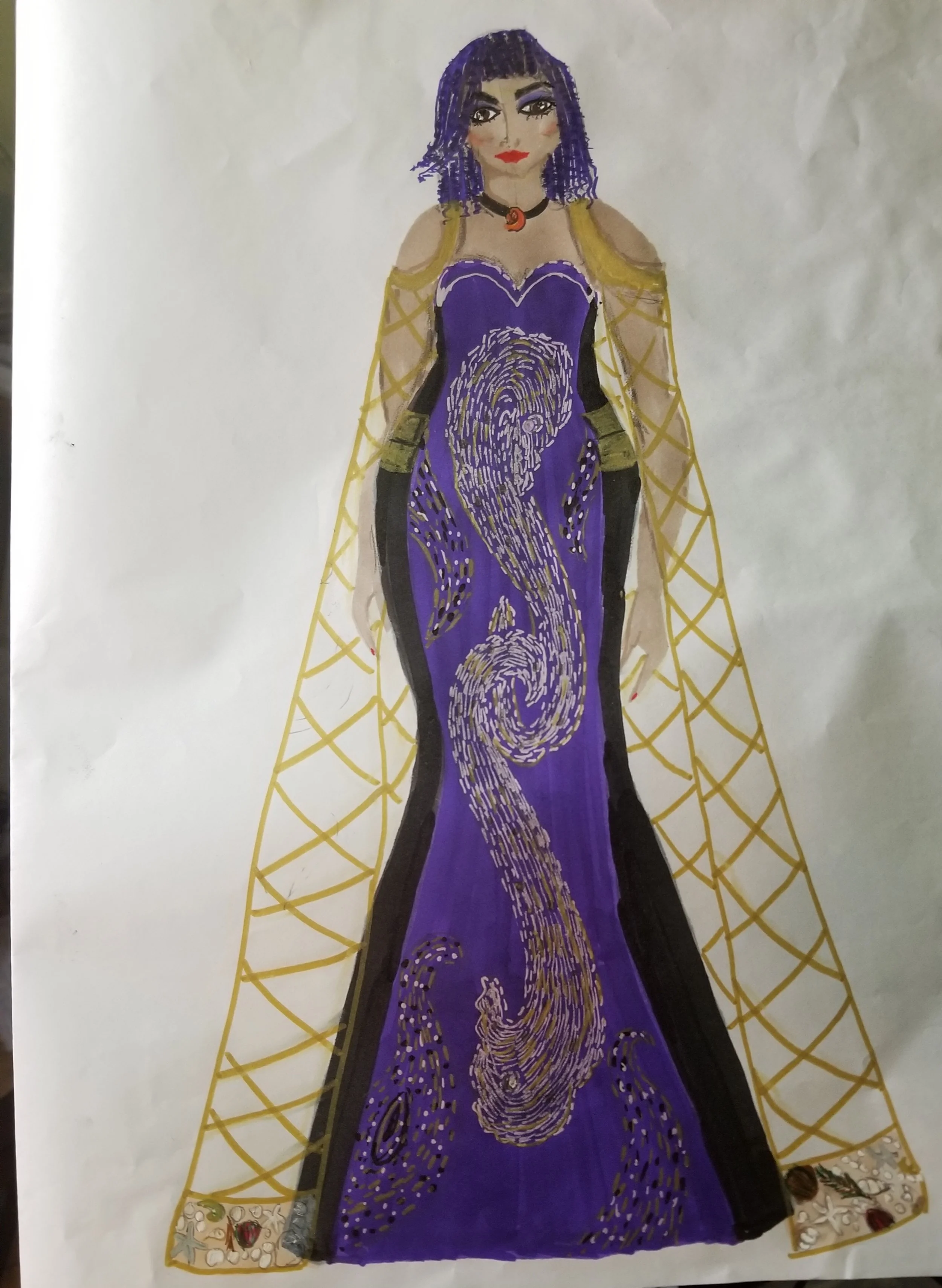 Ursula in Royalty inspired by The Little Mermaid by Chanelle Childers
