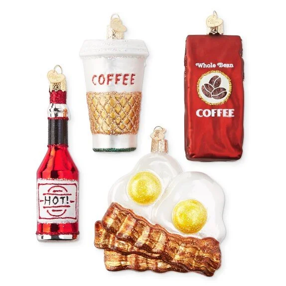Food inspired ornaments