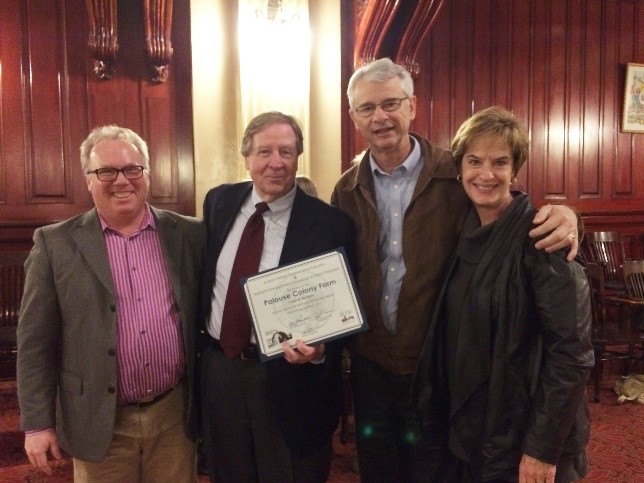 Richard and wife Lois (right) at the State Historic Preservation Meeting, Tacoma