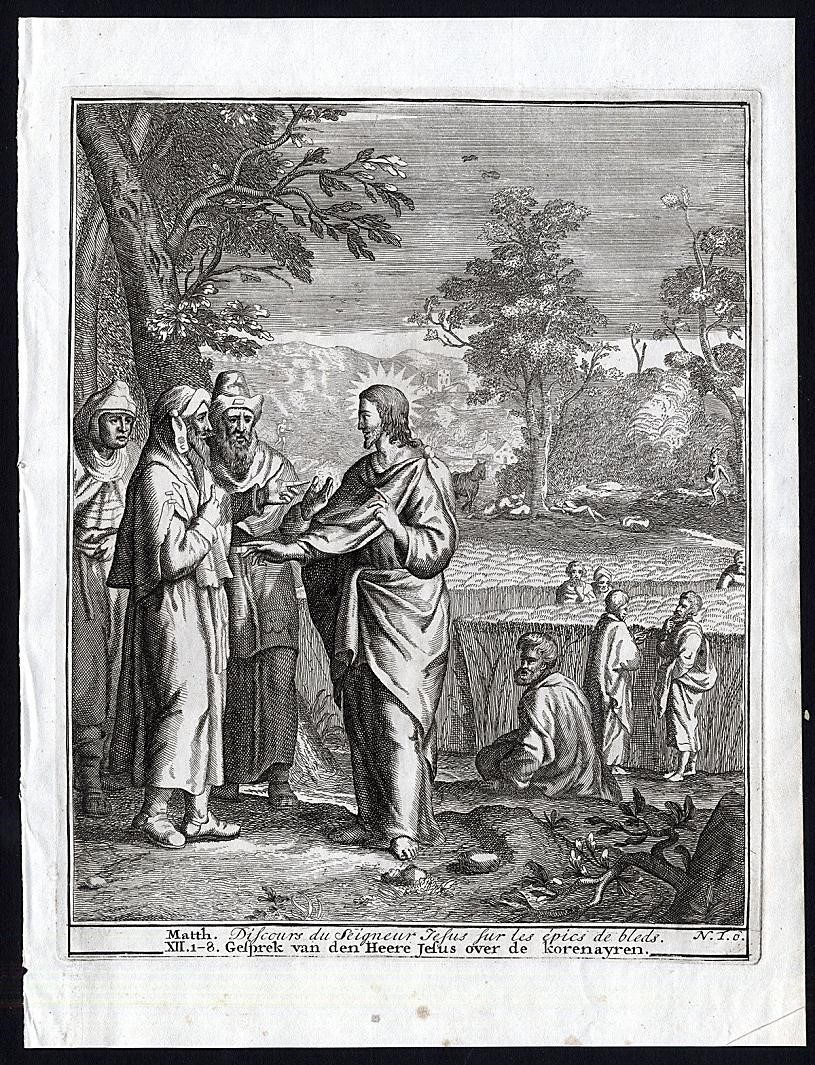 Mattias Scheits and François Halma, “Discourse of the Lord Jesus on the Heads of Wheat”; Tableux de Vieux et Nouveau Testament (Amsterdam, 1710); Palouse Regional Studies Collection