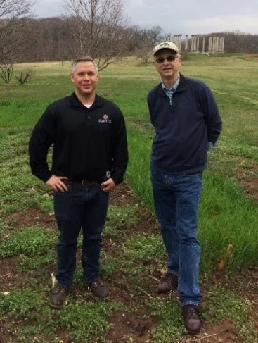With Jason and “Waves of Grain” Heritage Wheat Plantings